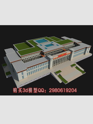 國家博物館3dmax模型